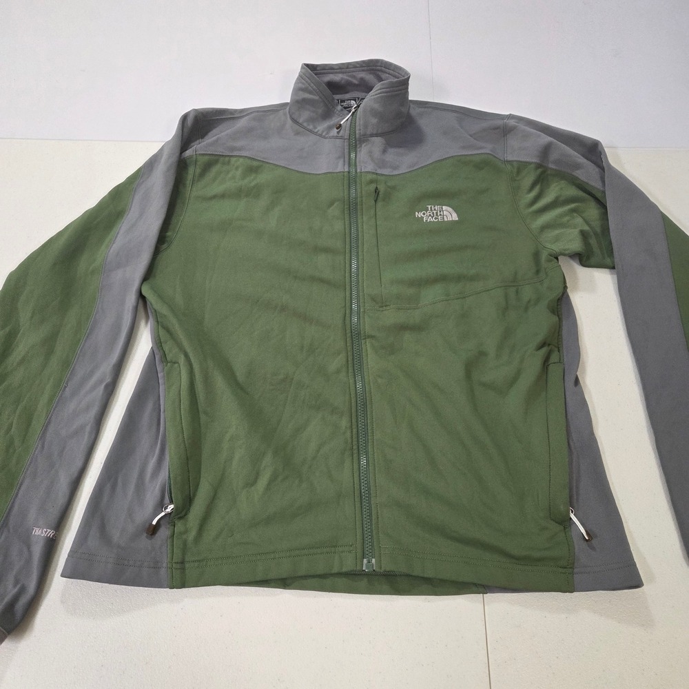 The North Face Flight Series TKA Stretch Full Zip Jacket Mens Medium Green Grey